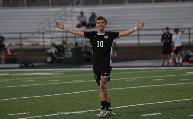 Lion Eli Cooling broke the single-season school scoring record. After three goals at Seneca, S.C., Tuesday, Cooling now has 21 goals this season.