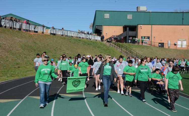 Thursday’s Special Olympics opening ceremonies were led by Superintendent Melanie Burton-Brown and Deputy Superintendent Karen Correia.