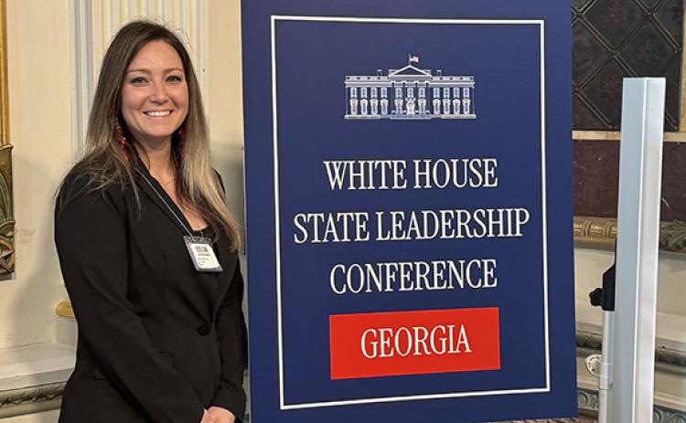 Franklin County Commission Chairman Courtney Long attended the White House State Leadership Conference last week in Washington, D.C.