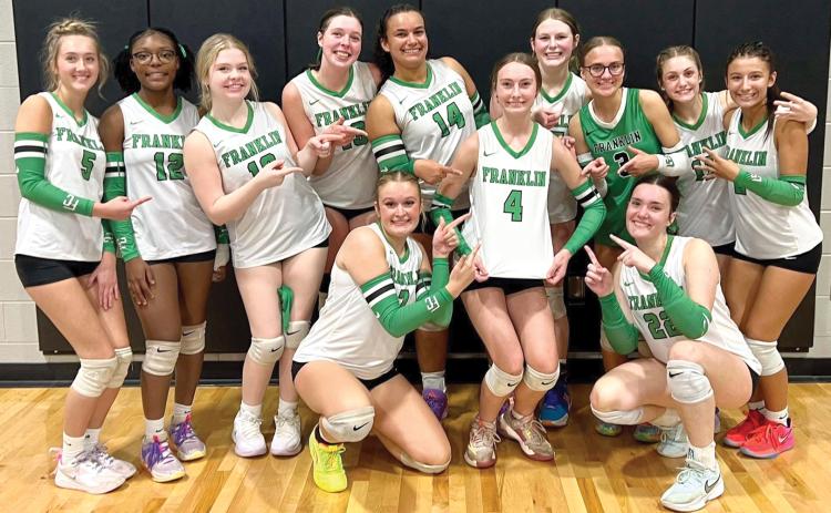 The Franklin County Lady Lion volleyball team will play Ringgold Saturday at noon in Marietta for a chance to play for a state championship. (Photo courtesy of Summer Thrift)