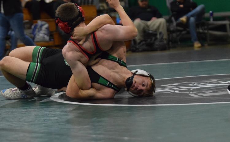 The Franklin County Lion wrestling team – led in part by Josh Baughcum – won the FC Turkey Duals tournament Nov. 26 at the Wrestling Gym on Busha Road in Carnesville.