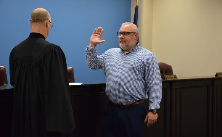 Jason Phillips will gavel his first city council meeting as Royston mayor Tuesday at 5:30 p.m. at Royston City Hall.