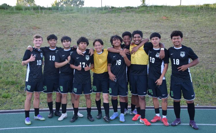 The Lions – led by their senior class (left photo – will host Morgan County Friday at 7:30 p.m.