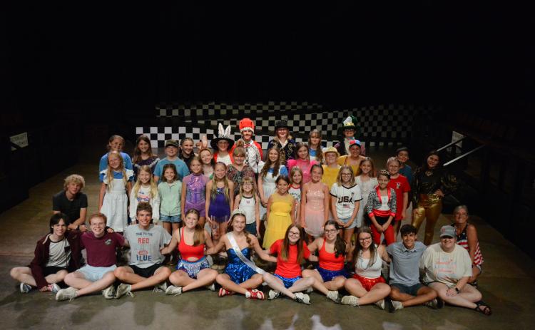 Franklin Community Players’ Youth Summer Theater camp will present Disney’s “Alice In Wonderland Jr.” this weekend at the Lavonia Cultural Center. (Photo by Charlie Eavenson)