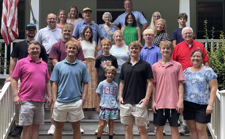 On Sunday, Mary Williams celebrated her 99th birthday with 27 family members, including her daughter and son-in-law, Linda and Harold Gillespie, all five grandchildren and all 11 great-grandchildren.