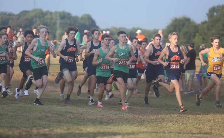 The Franklin County High School and Middle School teams hosted the Bill Woods and Jan Taylor Pridelands Invitational Saturday morning.