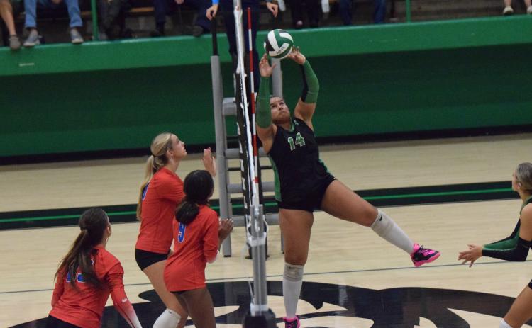 Senior Kallie Thrift helped lead the Lady Lions to a Senior Night win over a tough Oglethorpe County team Thursday in the Lion’s Den. (Photos by Shane Scoggins)