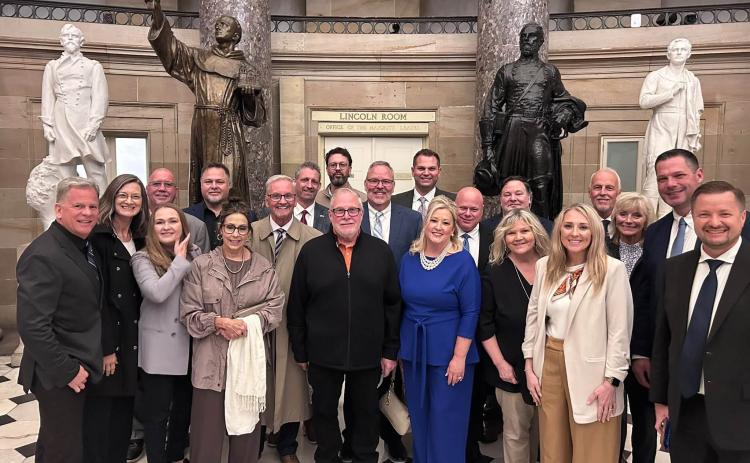 Lavonia Church of God Pastor Adam Tripp was part of a group of church leaders that recently went to Washington, D.C., which included a stop at the Capitol (pictured) and a meeting at the White House.