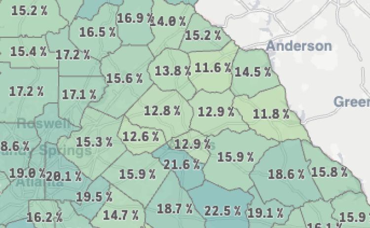 A record number of Georgia voters have cast early ballots in person for a midterm election, surpassing 1 million on Tuesday.  But Franklin County is lagging behind the state and most of its neighboring counties.