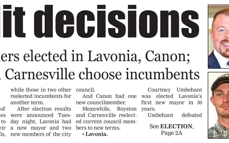 Voters in two of Franklin County’s cities chose some new faces to represent them on their respective city councils, while those in two other reelected incumbents for another term.