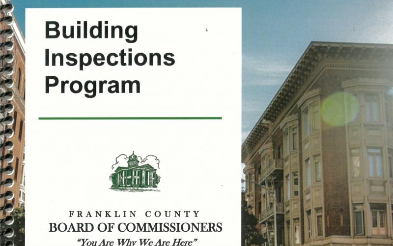 Franklin County Commissioners are expected to consider a final vote Monday on a new local law to establish a building inspection program.