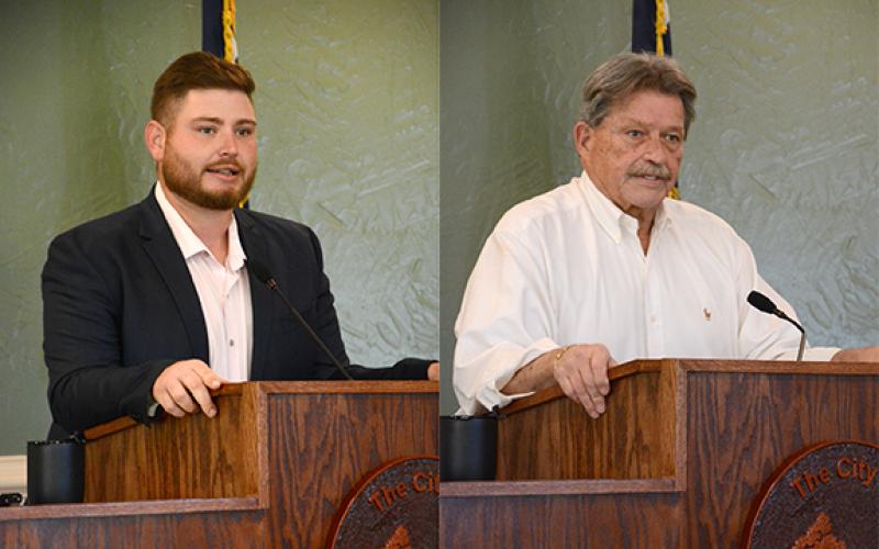 State Rep. Alan Powell and challenger Dylan Purcell gave their platforms at a Republican forum Saturday in Franklin Springs.