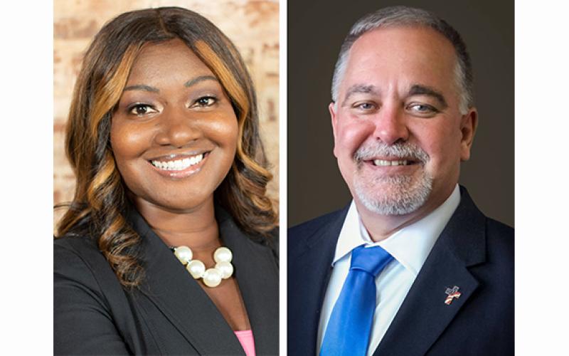 Democrat Alisha Thomas Searcy and Incumbent Republican Richard Woods are the candidates for state school superintendent.