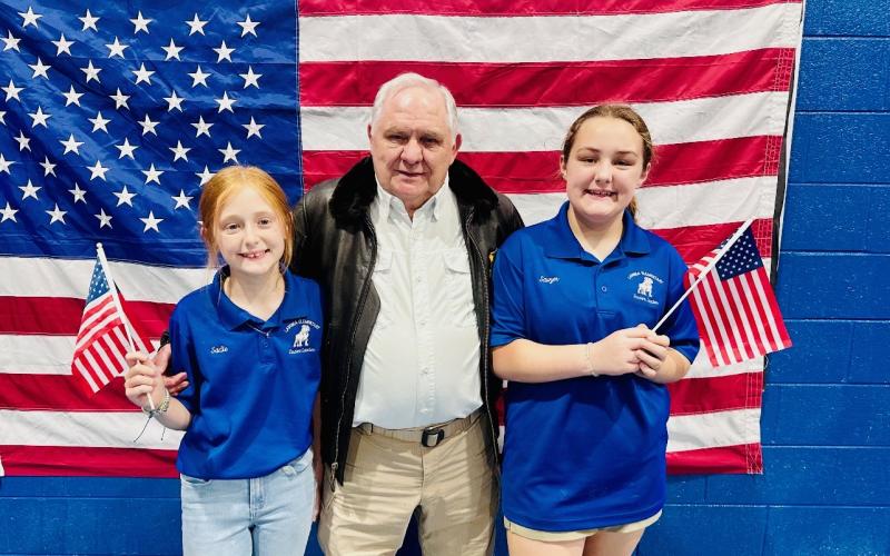 Lavonia Elementary School celebrated Veterans Day Friday by inviting those who have served in the U.S. military for a special assembly. 