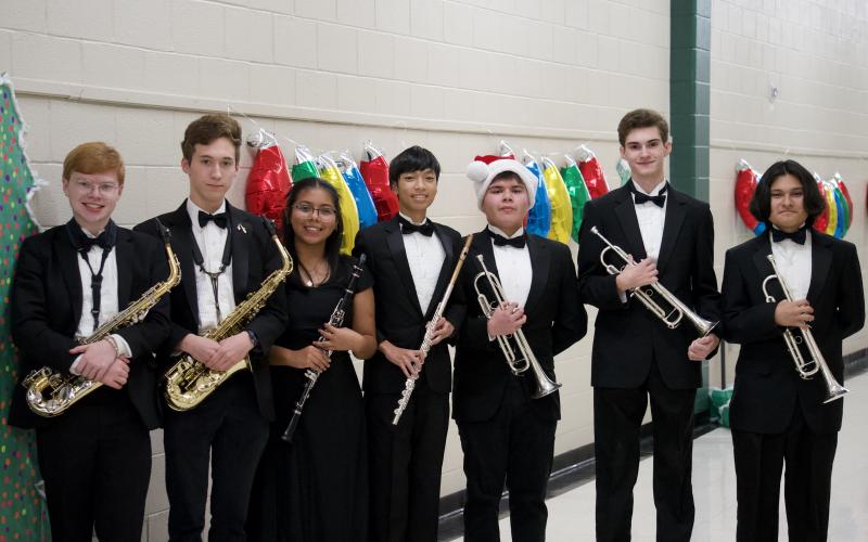 Seven members of the Franklin County High School Band earned District Honor Band placements after auditions Saturday. The students were chosen out of 720 students from 35 schools in Northeast Georgia who auditioned.