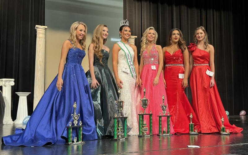 Six young ladies competed for the title of Miss Echo 2023 at the annual pageant Saturday in the Telford Center for the Fine and Performing Arts.
