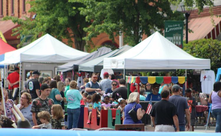 The Lavonia Fall Festival will be held Saturday in downtown Lavonia with a variety of entertainment, vendors and activities.