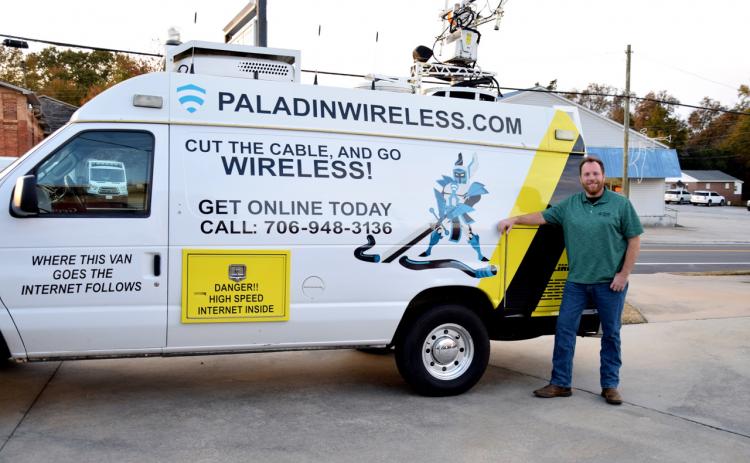 Stephen Fortmann has garnered interest all over the Southeast for his Paladin Wireless high-speed internet service. (Photo by Manus)