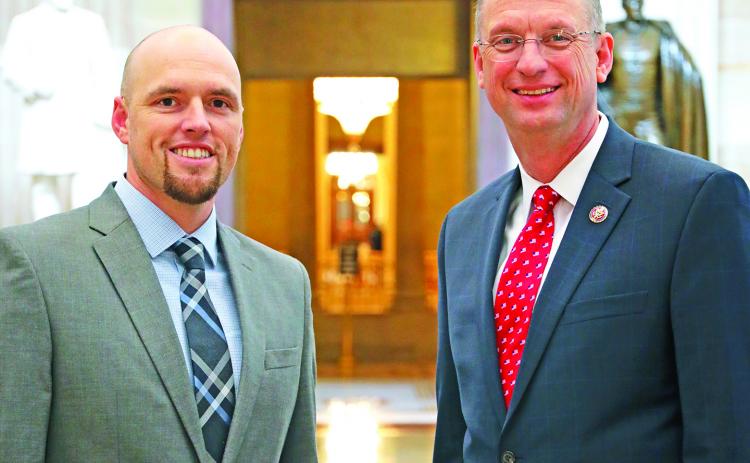 Will Cabe (left) of Red Hill was invited to the State of the Union Address Tuesday in Washington, D.C., by U.S. Rep. Doug Collins (right). (Photo courtesy of Annie Richardson of Collins’ office)