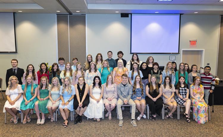 Honor graduates for the Franklin County High School Class of 2023 were honored Friday at the annual Franklin County High School Honors Breakfast. (Photo courtesy of the Franklin County Chamber of Commerce)