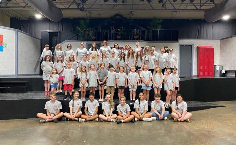 The cast of “Disney’s High School Musical Jr.” will be on stage Friday, Saturday and Sunday for four shows. For tickets, visit www.franklincommunityplayers.com.