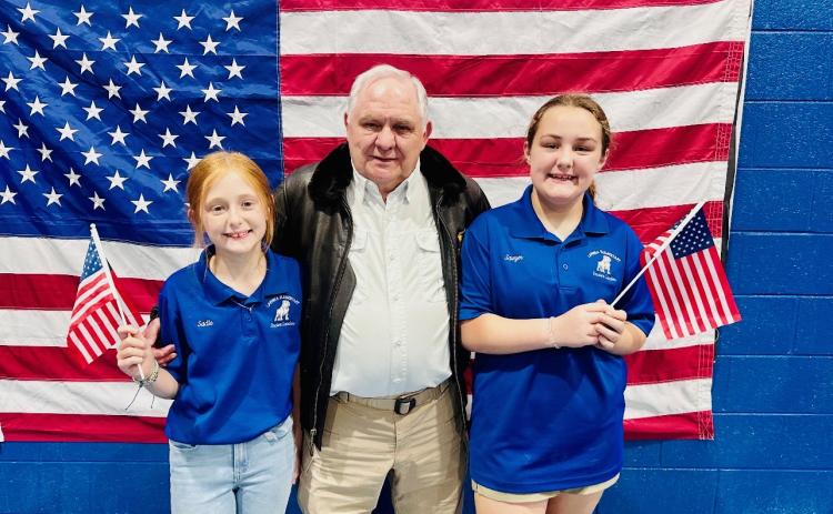 Lavonia Elementary School celebrated Veterans Day Friday by inviting those who have served in the U.S. military for a special assembly. 