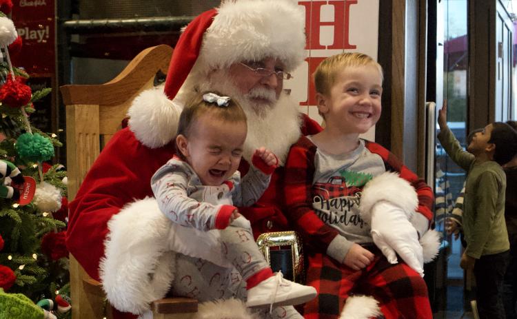 On Tuesday, he was at Chick-fil-A in Lavonia, where he met happy (and not so happy) boys and girls as part of a special event hosted by the restaurant. 