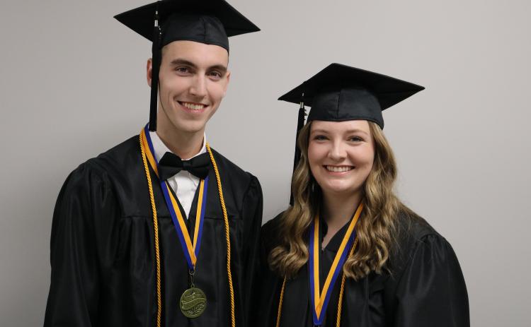 The 2023 fall valedictorians were George Nathan Perkins of Cornelia and Kaleigh Nichole Fowler of Bowersville.