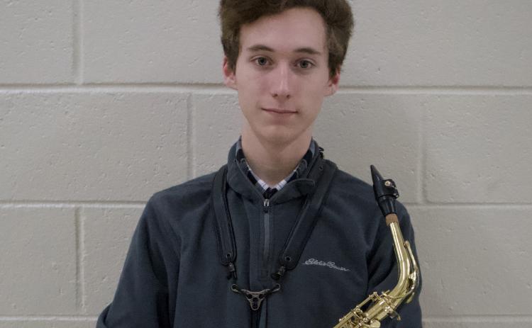 FCHS junior Ethan Mealor earned a seat in the All-State Band in the saxophone section.