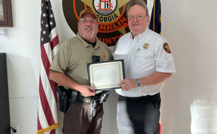 Two Franklin County Sheriff’s deputies were honored recently for helping save the life of a 7-year-old girl.